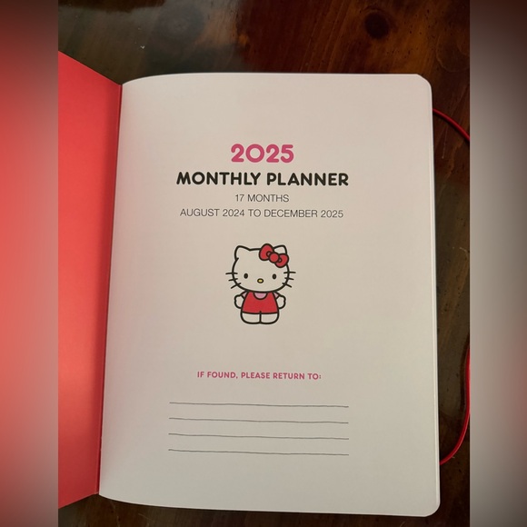 Hello kitty 2025 monthly planner - Picture 2 of 3